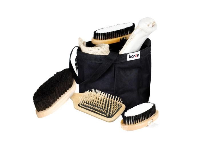 Hobuse groomingu komplekt puit suurendatud