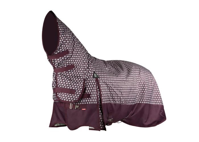 Hobuse õuetekk avalanche combo 350 g 125 cm lilla suurendatud