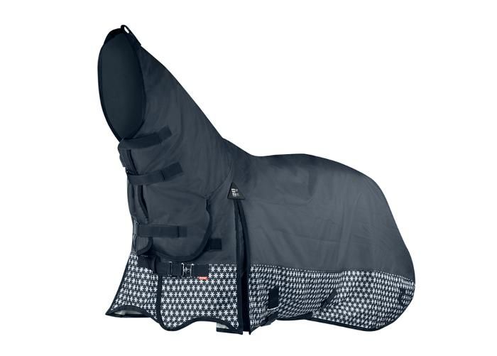 Hobuse õuetekk avalanche combo 350 g 125 cm tumesinine suurendatud