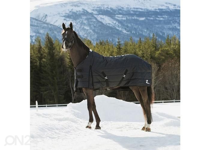 Hobuse tallitekk nevada 400 g 145 cm must suurendatud