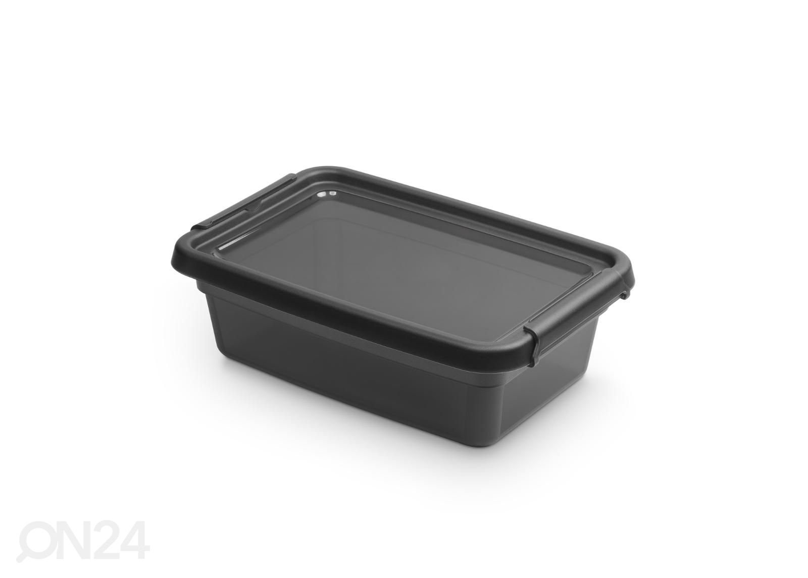 Hoiukast BaseStore 1,5 L, 14x19xh9 cm hall suurendatud