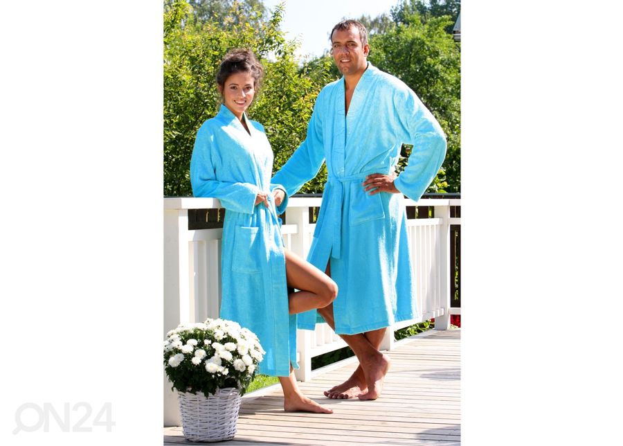 Hommikumantel, türkiis XXL suurendatud