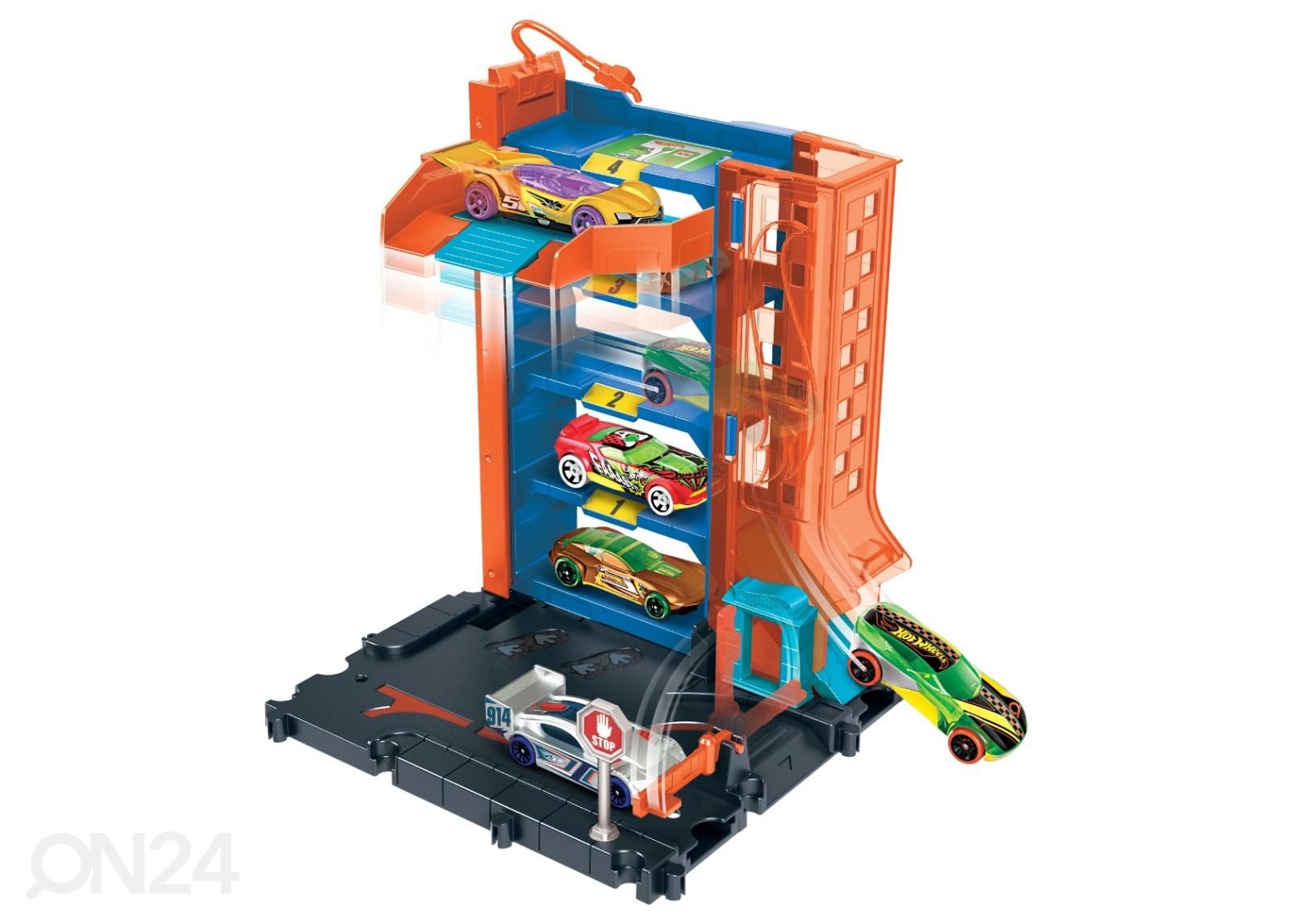 Hot Wheels® City parkimismaja suurendatud