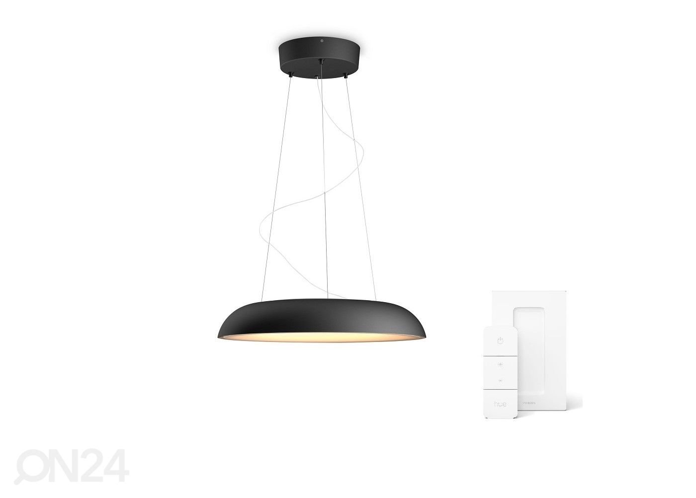 Hue White ambiance Amaze nutikas rippvalgusti must +pult suurendatud