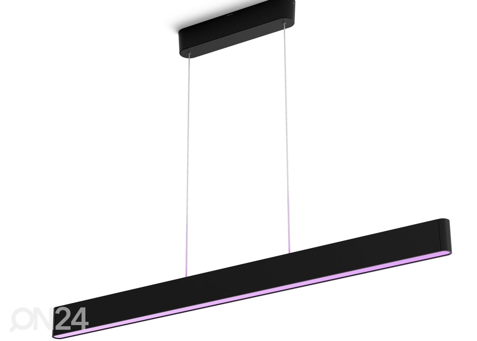Hue White and Color ambiance Ensis nutikas must rippvalgusti 2x39 W suurendatud