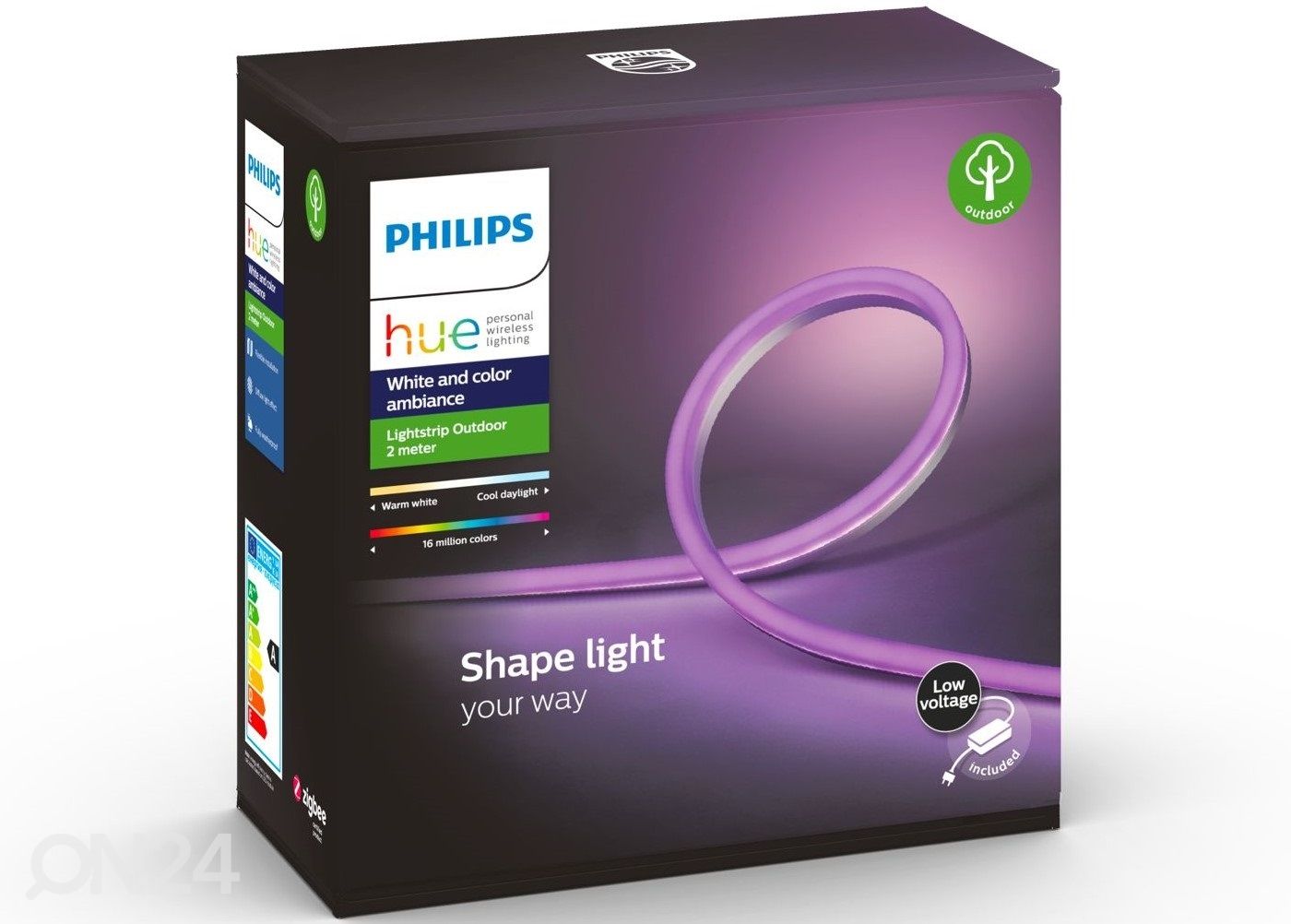 Hue White and Color ambiance õue ribavalgusti 2 m IP67 suurendatud