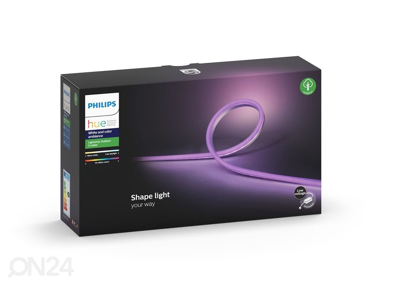 Hue White and Color ambiance õue ribavalgusti 5 m IP67 suurendatud
