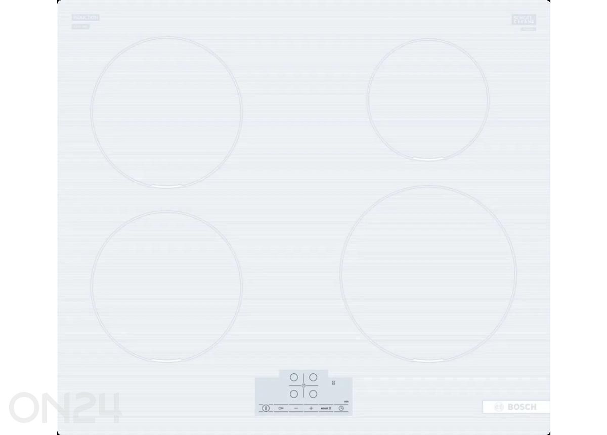 Induktsioonplaat Bosch Hob PUE612BB1J, valge suurendatud