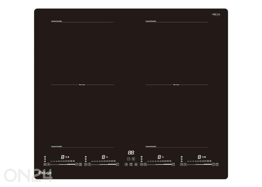 Induktsioonplaat Kluge KPI6045BP suurendatud