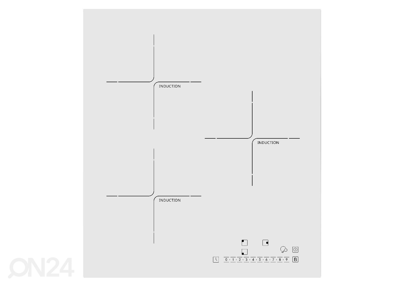 Induktsioonplaat Starkke PI403S1CW suurendatud