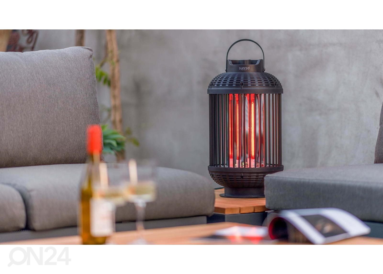 Infrapuna soojuskiirgur Sunred Indox Dark Table 1200 W suurendatud