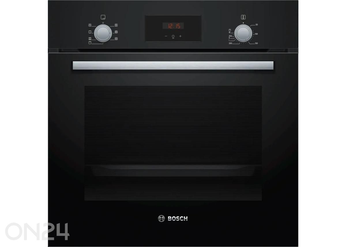 Integreeritav ahi Bosch HBF133BA0, EcoClean, must suurendatud