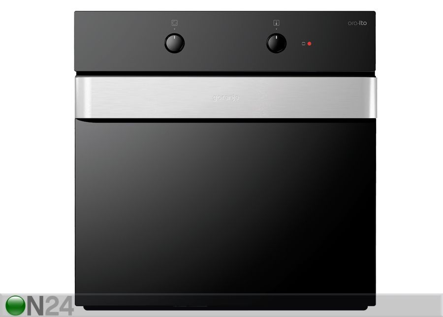 Integreeritav ahi Gorenje must suurendatud