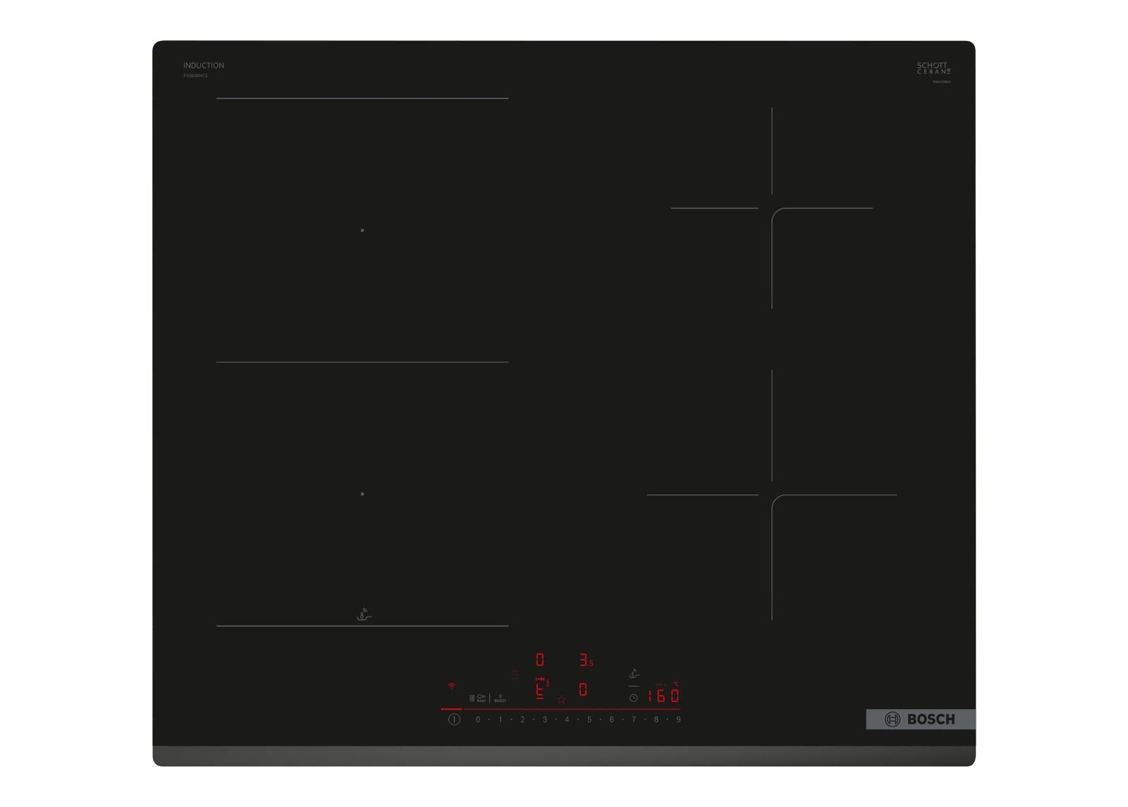 Integreeritav induktsioonplaat Bosch PVS63KHC1Z suurendatud