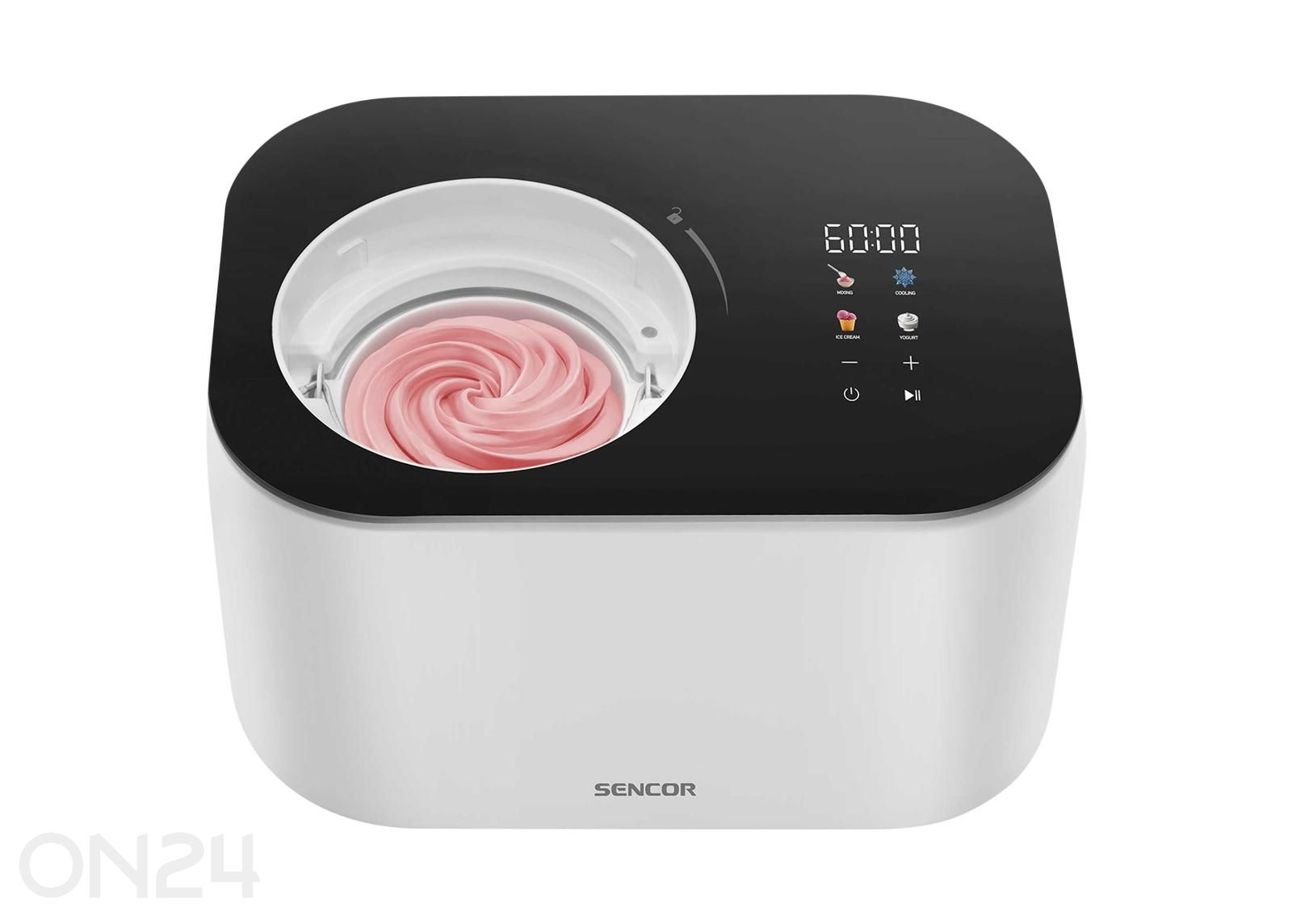 Jäätisevalmistaja kompressoriga Sencor SIC3000WH suurendatud