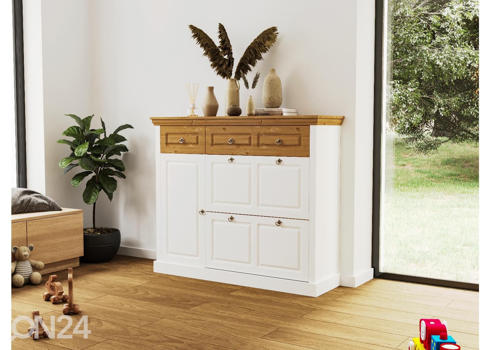 Jalanõudekapp Basilico 128 cm suurendatud