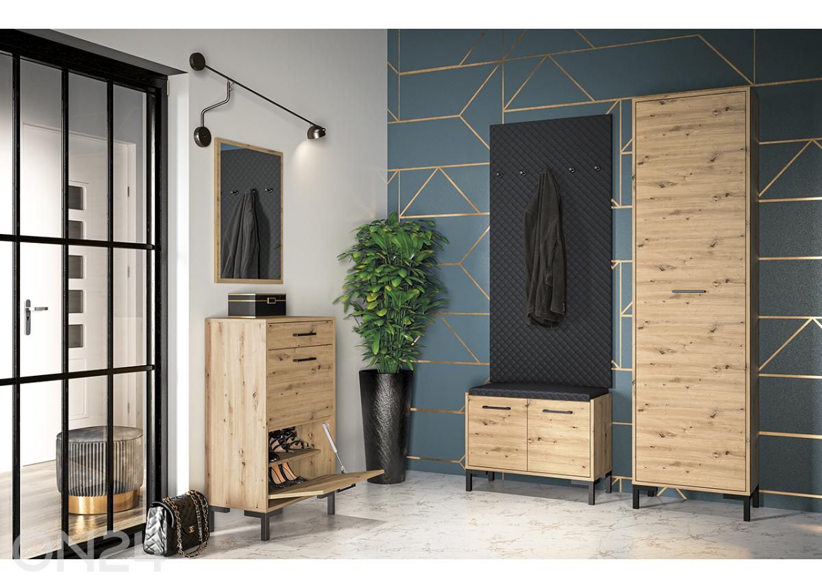 Jalanõudekapp / pink Porto 70 cm suurendatud