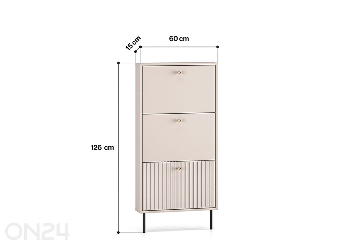 Jalatsikapp Sophie suurendatud mõõdud