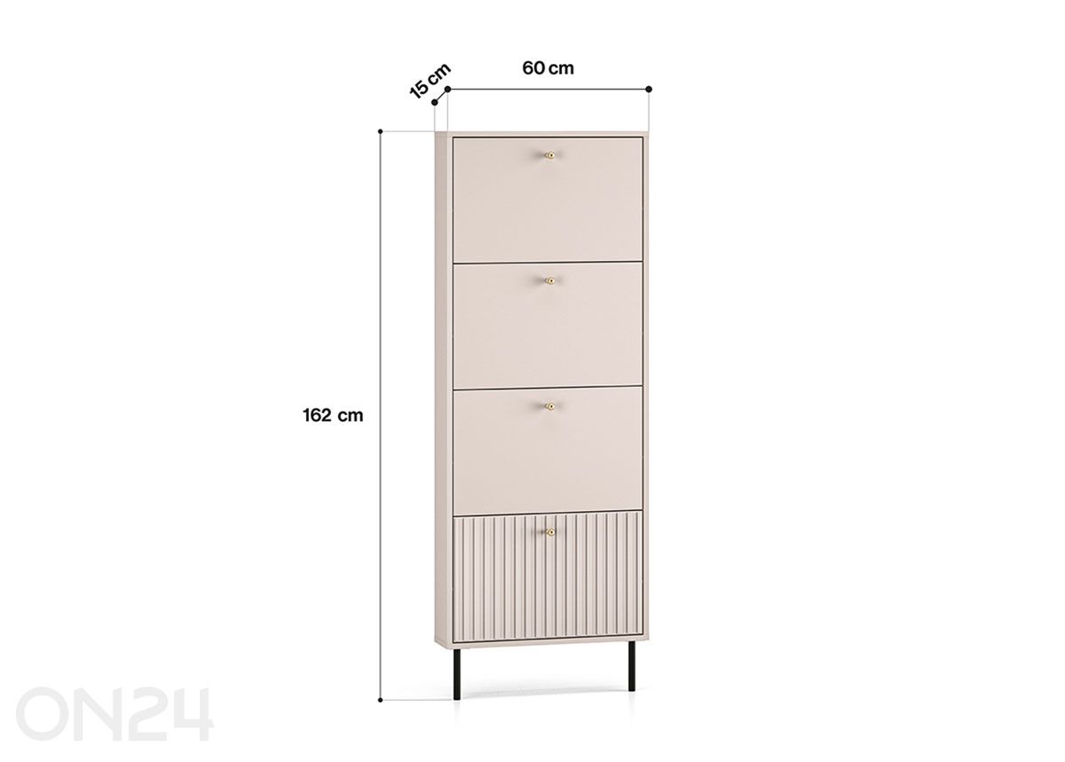 Jalatsikapp Sophie suurendatud mõõdud