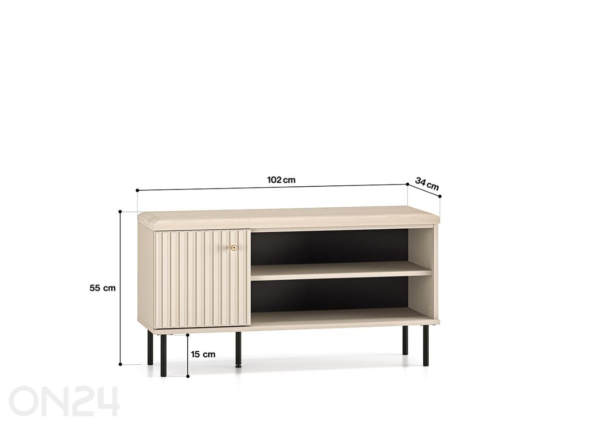 Jalatsikapp Sophie suurendatud mõõdud