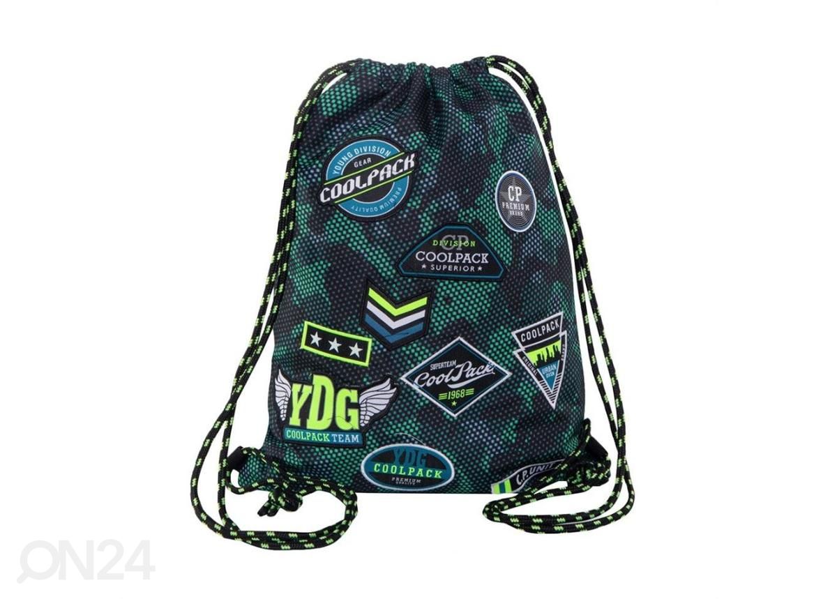 Jalatsikott CoolPack Sprint roheline 42x35 cm suurendatud