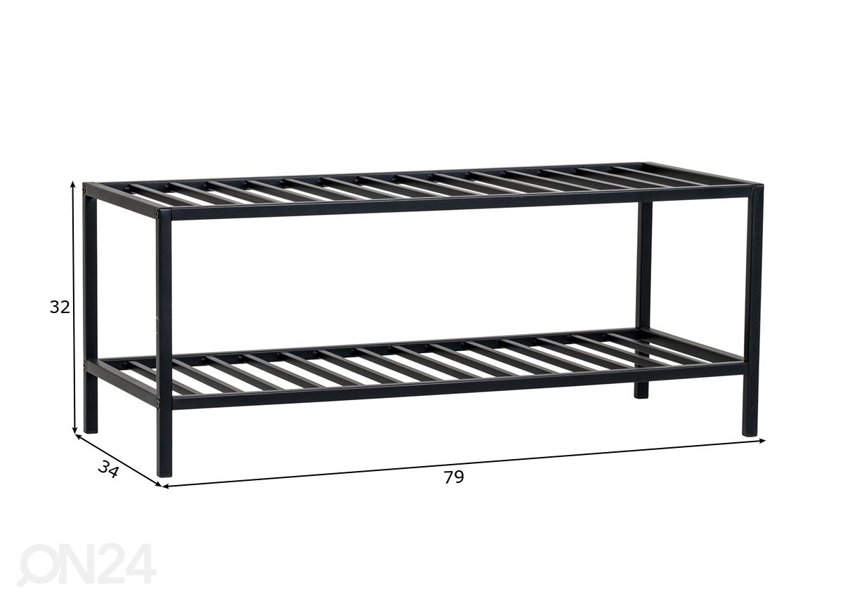 Jalatsiriiul Skagen 79 cm suurendatud mõõdud