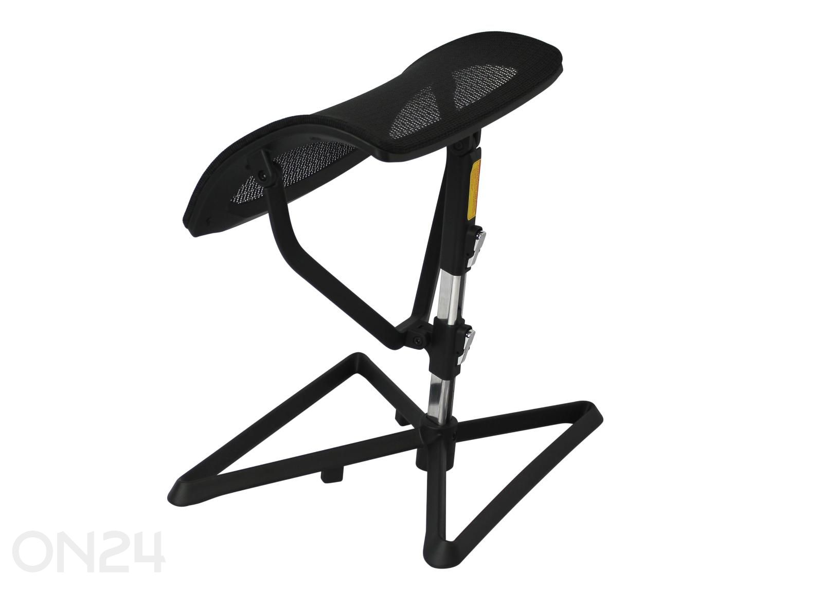 Jalatugi töötoolile, must suurendatud