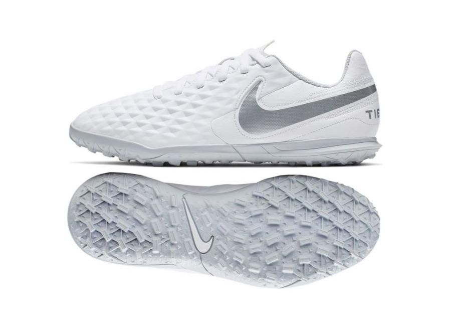 Jalgpallijalatsid lastele kunstmuru Nike Tiempo Legend 8 Club TF JR AT5883-100 suurendatud