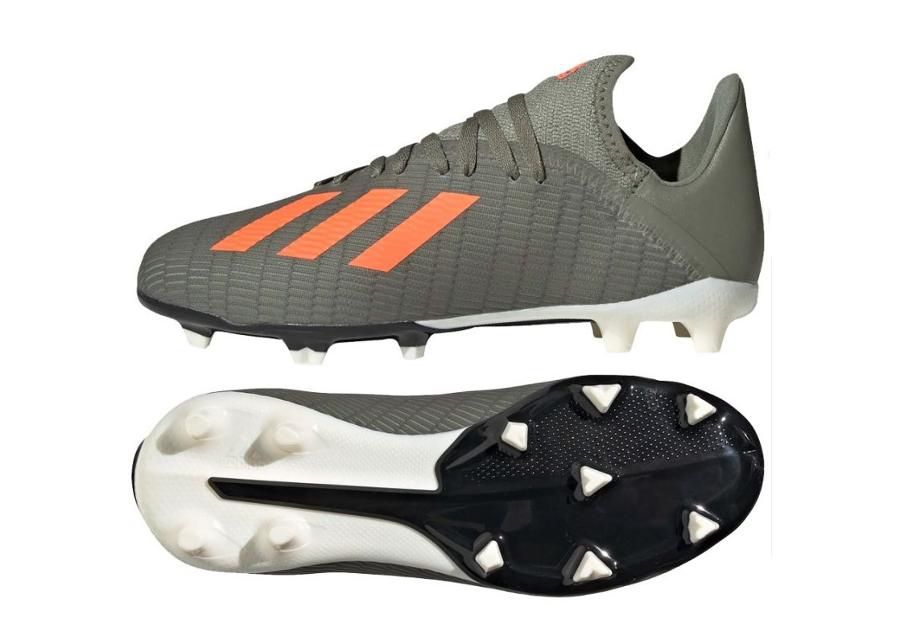 Jalgpallijalatsid lastele muru adidas X 19.3 FG JR EF8374 suurendatud