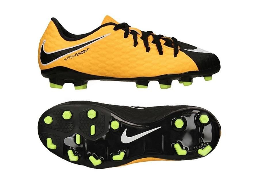 Jalgpallijalatsid lastele muru Nike Hypervenom Phelon III FG JR 852595 801 suurendatud