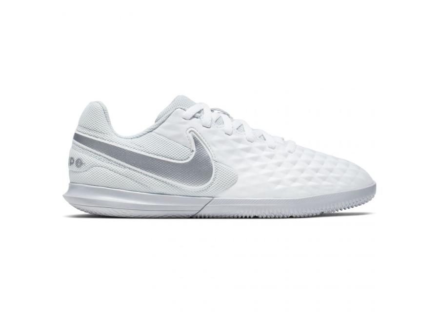 Jalgpallijalatsid lastele saali Nike Tiempo Legend 8 Club IC JR AT5882-100 suurendatud