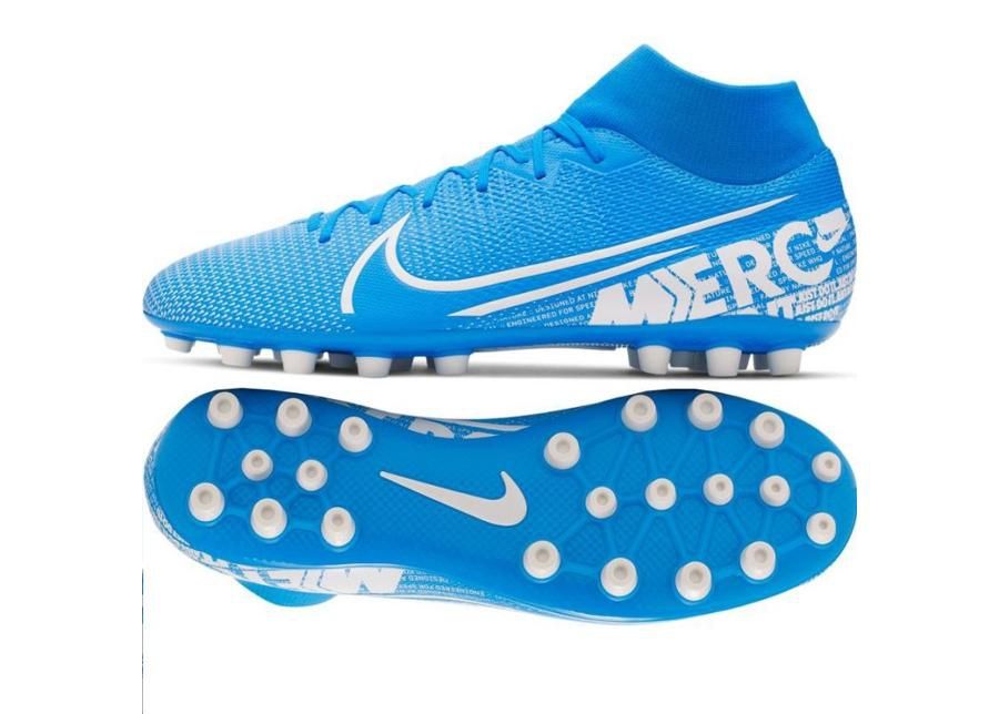 Jalgpallijalatsid meestele kunstmuru Nike Mercurial Superfly 7 Academy AG M BQ5424-414 suurendatud