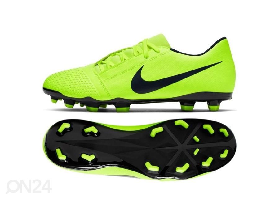 Jalgpallijalatsid meestele muru Nike Phantom Venom Club FG M AO0577 717 roheline suurendatud