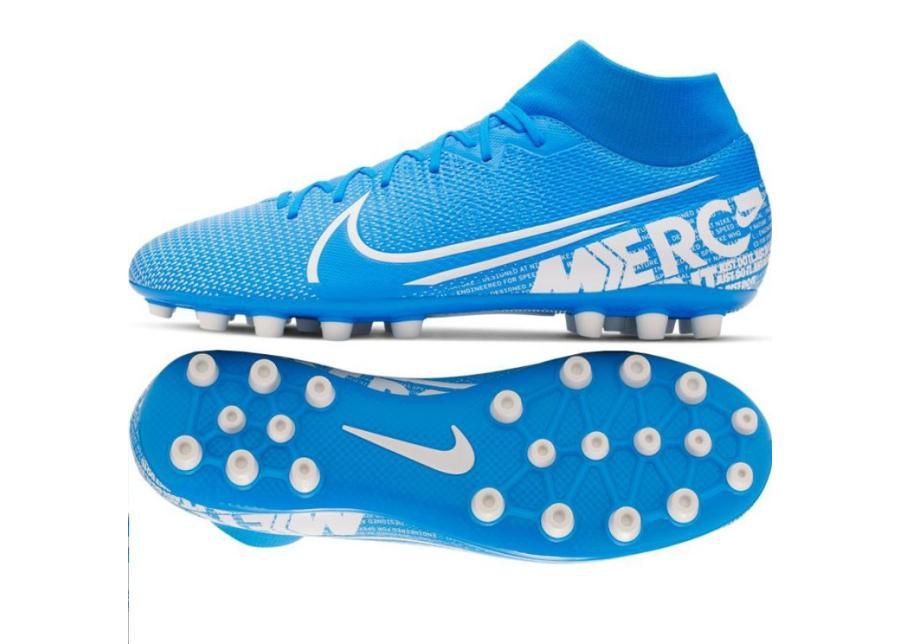 Jalgpallijalatsid meestele Nike Mercurial Superfly 7 Academy AG M BQ5424-414 suurendatud