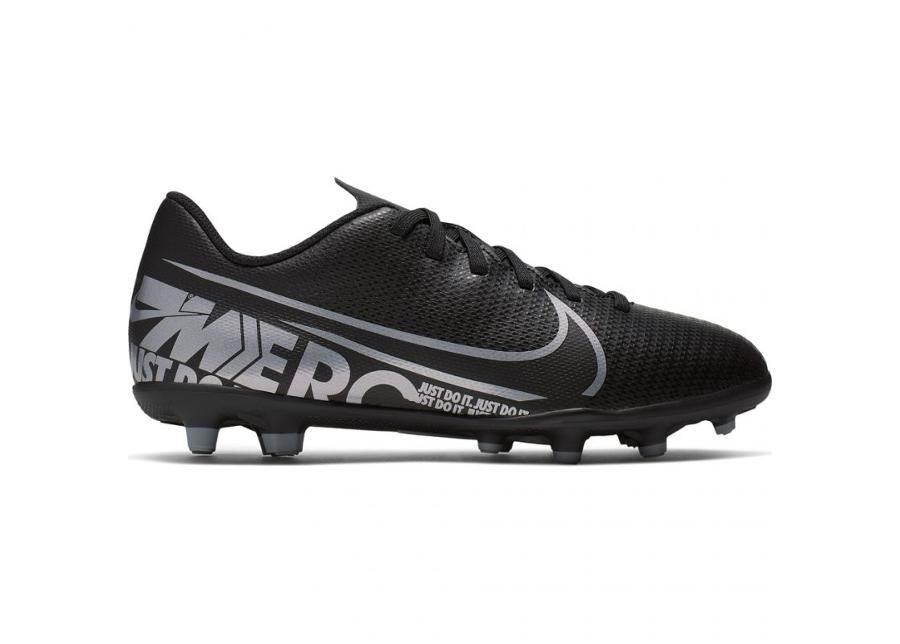jalgpallijalatsid muru/kunstmuru lastele Nike Mercurial Vapor 13 Club FG/MG JR AT8161 001 must suurendatud