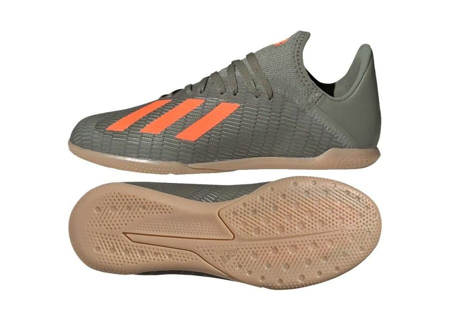 Jalgpallijalatsid saali lastele adidas X 19.3 IN JR EF8376 suurendatud