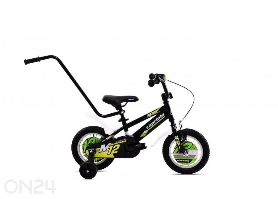 Jalgratas Capriolo Mustang 12'', must/laim suurendatud