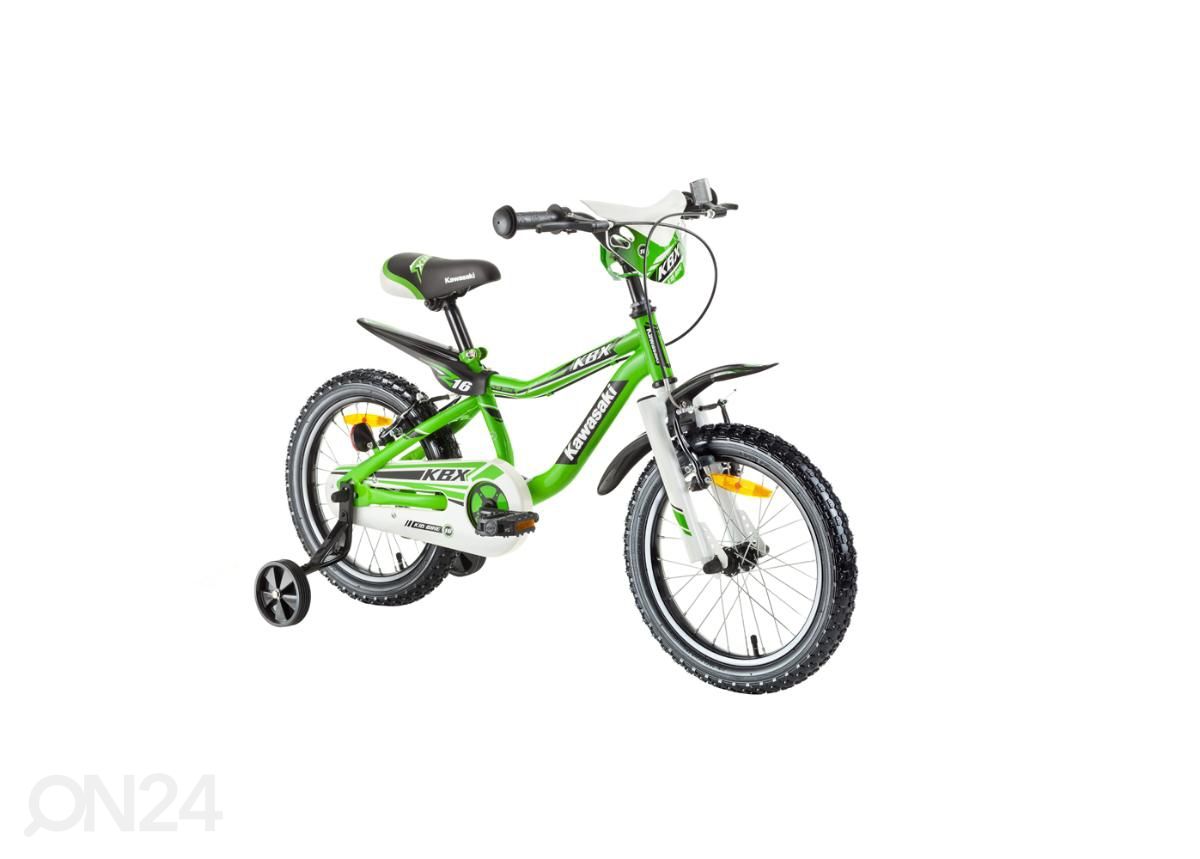 Jalgratas lastele Kawasaki Juroku 16 tolli suurendatud