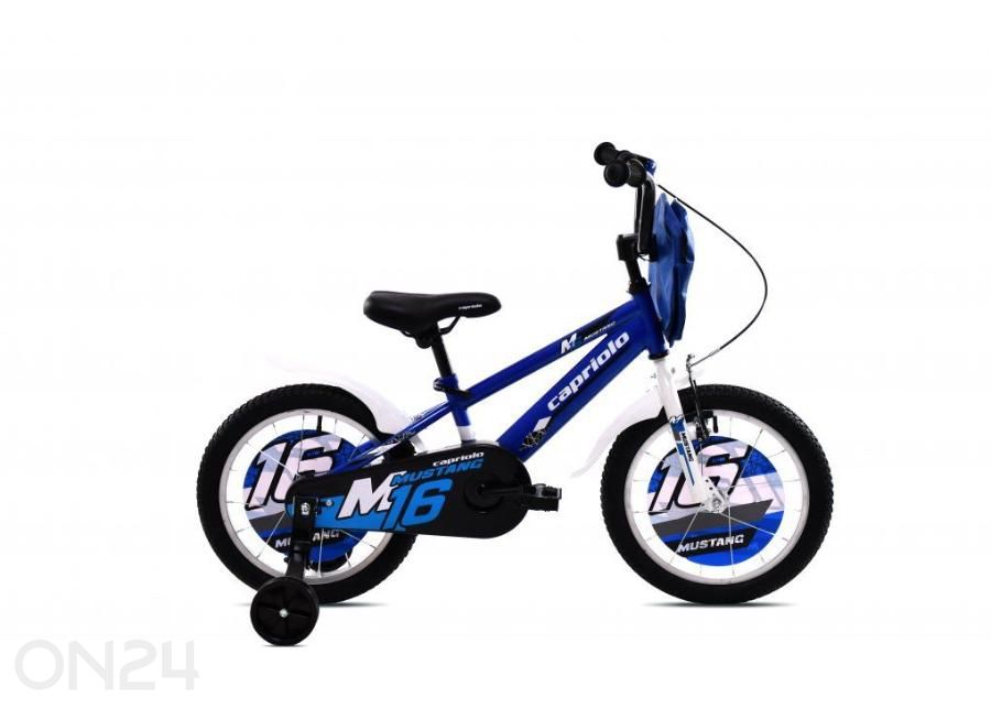 Jalgratas Mustang 16", sinine/valge suurendatud