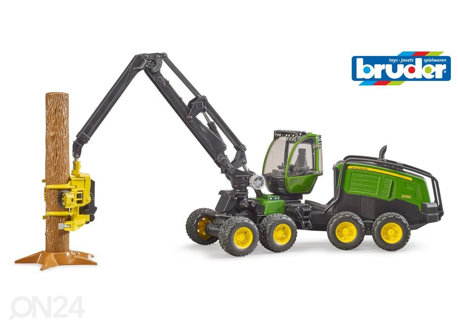 John Deere 1270G Harvester 1:16 Bruder suurendatud