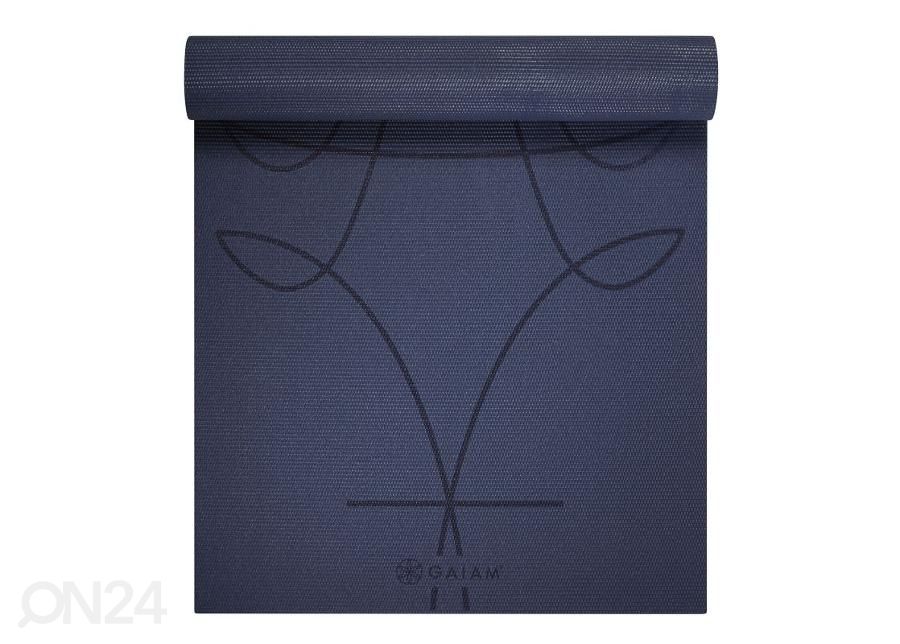 Joogamatt Gaiam Aligment Ink 6 mm suurendatud