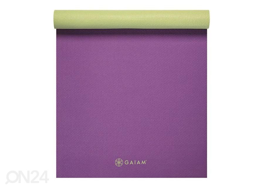 Joogamatt kahepoolne Gaiam Grape Cluster 4mm suurendatud