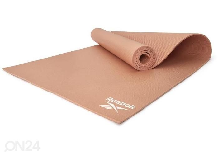 Joogamatt / võimlemismatt REEBOK 173x61x0,4 cm roosa suurendatud
