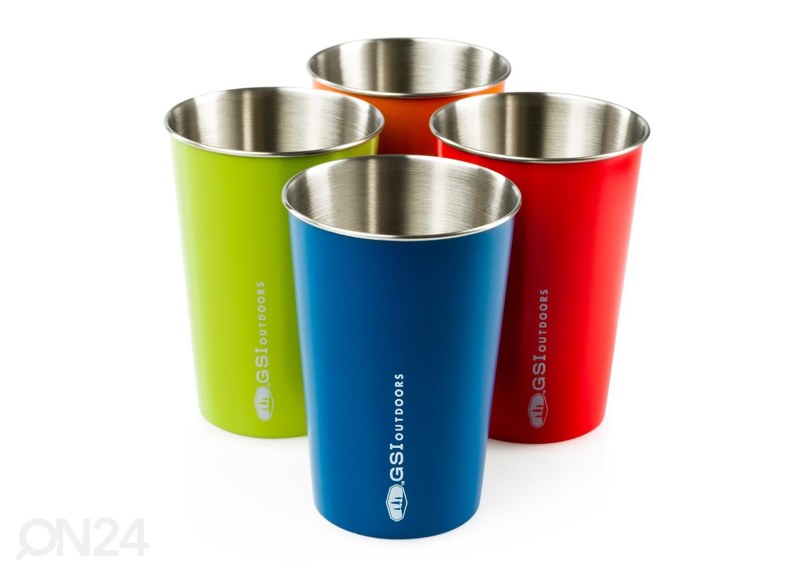 Joogitopside komplekt terasest matkamiseks GSI outdoors suurendatud