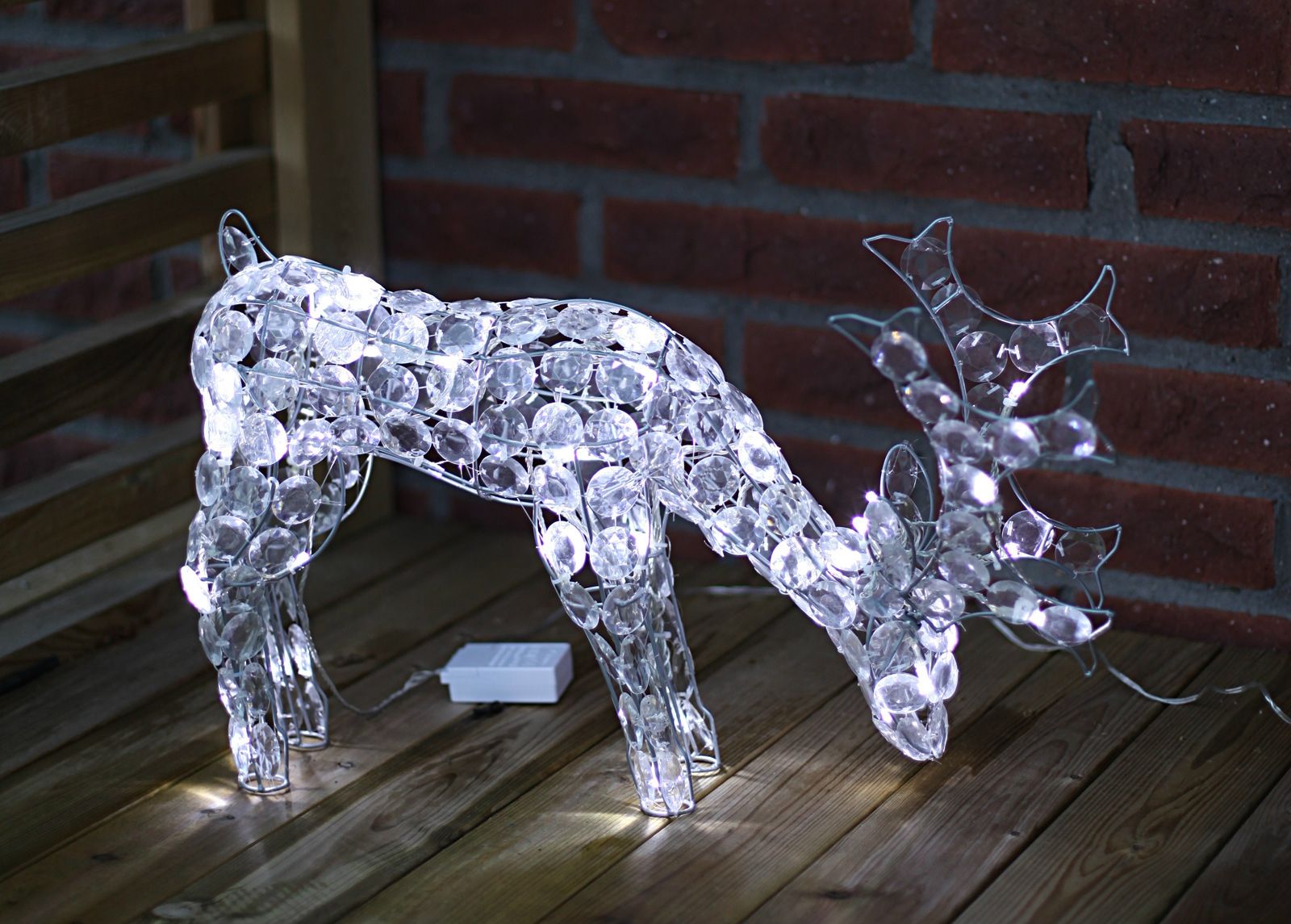 Jõulukaunistus õue Reindeer 34cm suurendatud