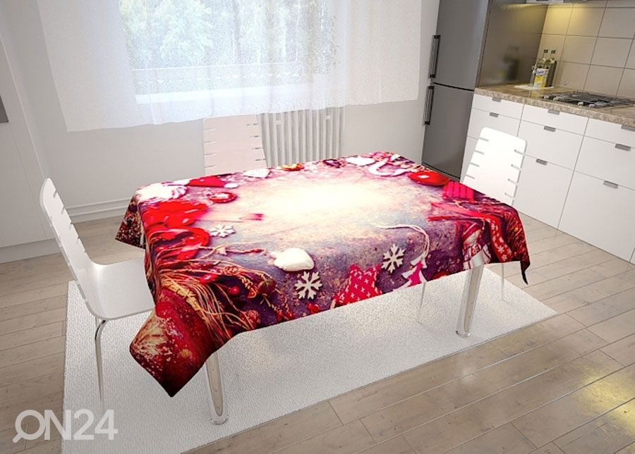 Jõululaudlina Red 120x180 cm suurendatud