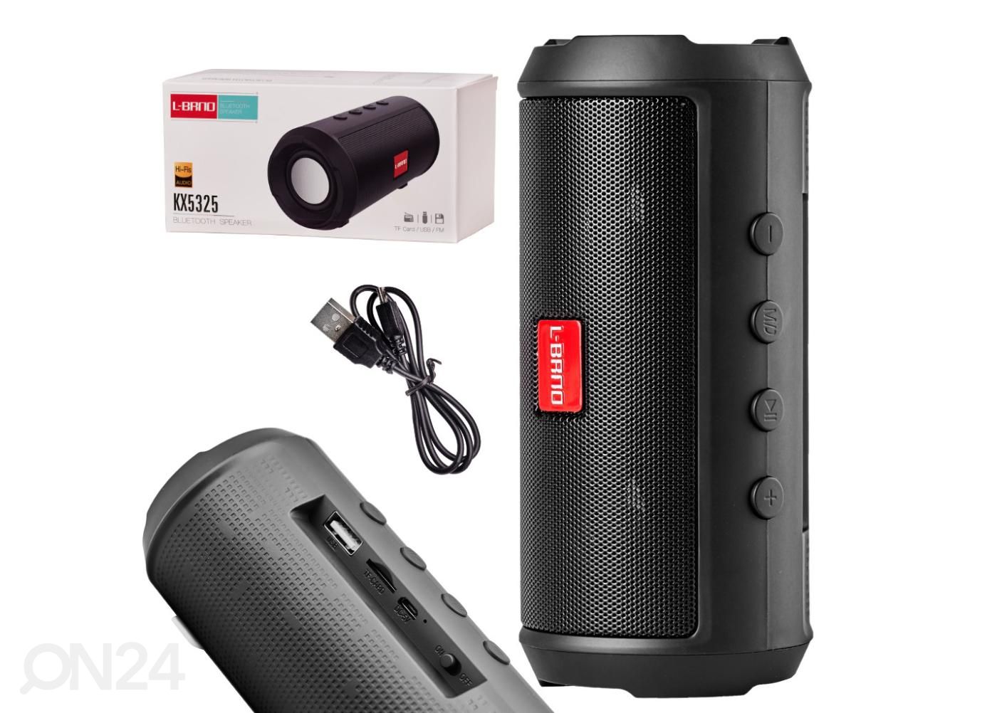 Juhtmeta kõlarid L-Brno Boombox, bluetooth suurendatud