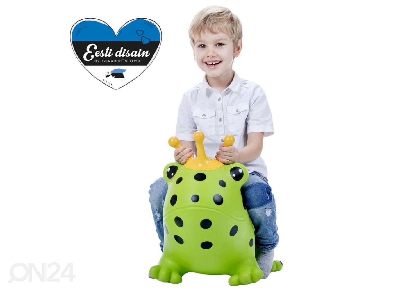 Jumpy hüppeloom Konn Gerardo's Toys roheline suurendatud