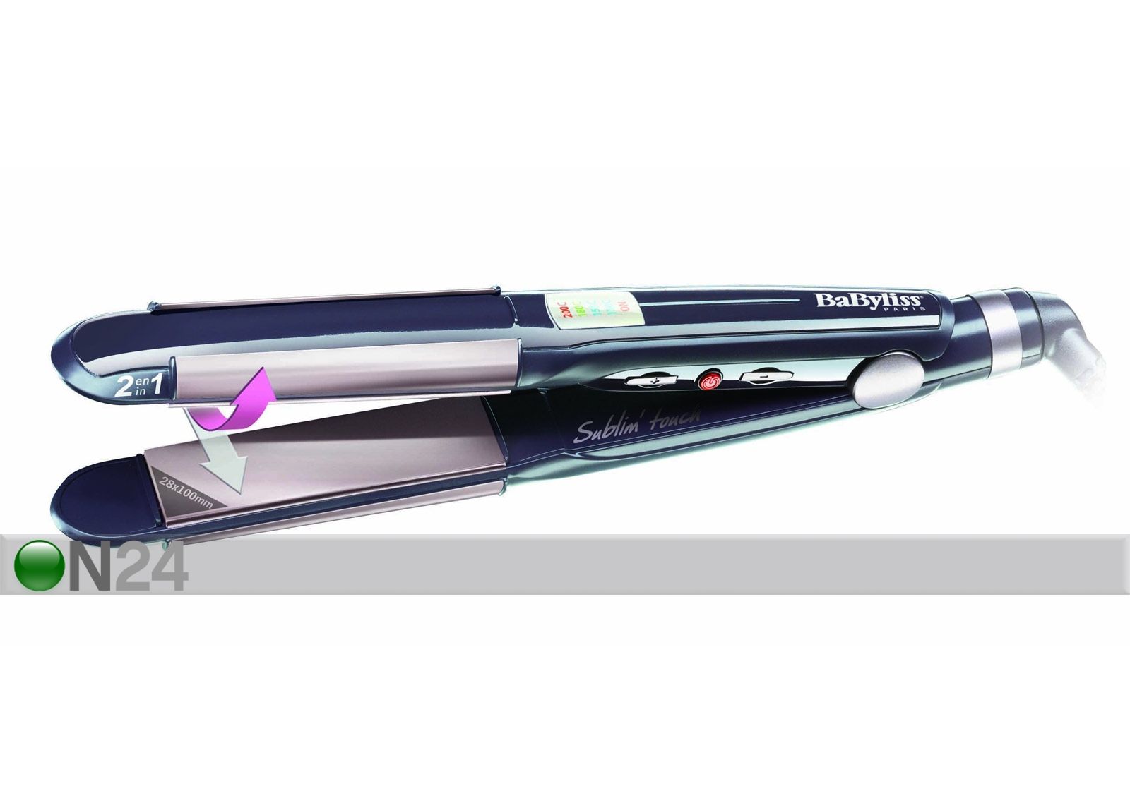 Juuksesirgendaja/koolutaja Babyliss 2in1 suurendatud