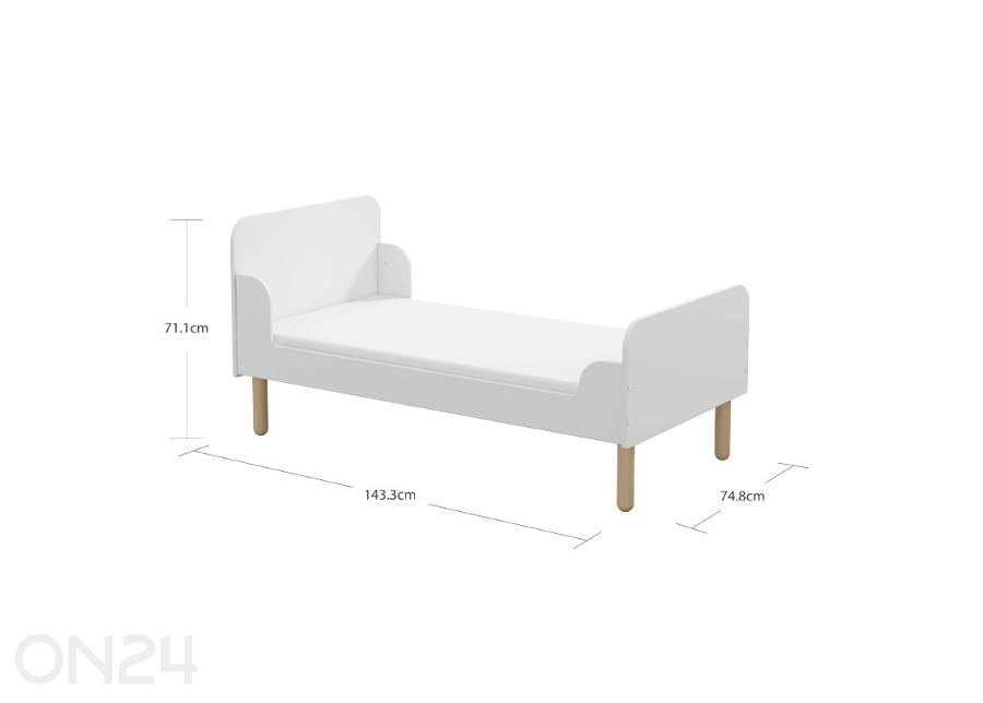 Juuniorvoodi Thuka Dagmar suurendatud mõõdud